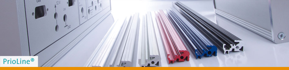 PrioLine Aluminiumprofile und Gehäuse
